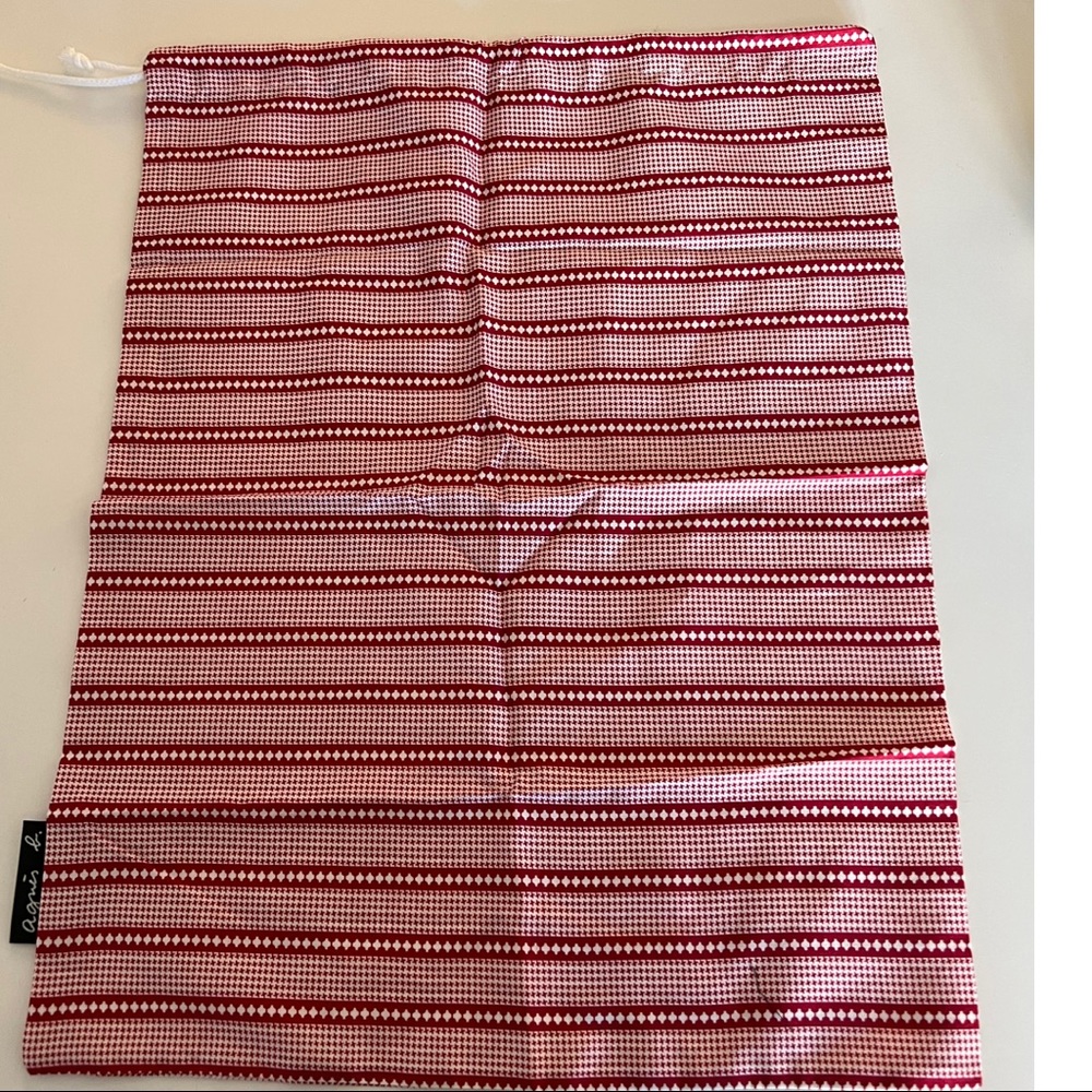 Authentic and super cute Agnes B red & white dust bag
